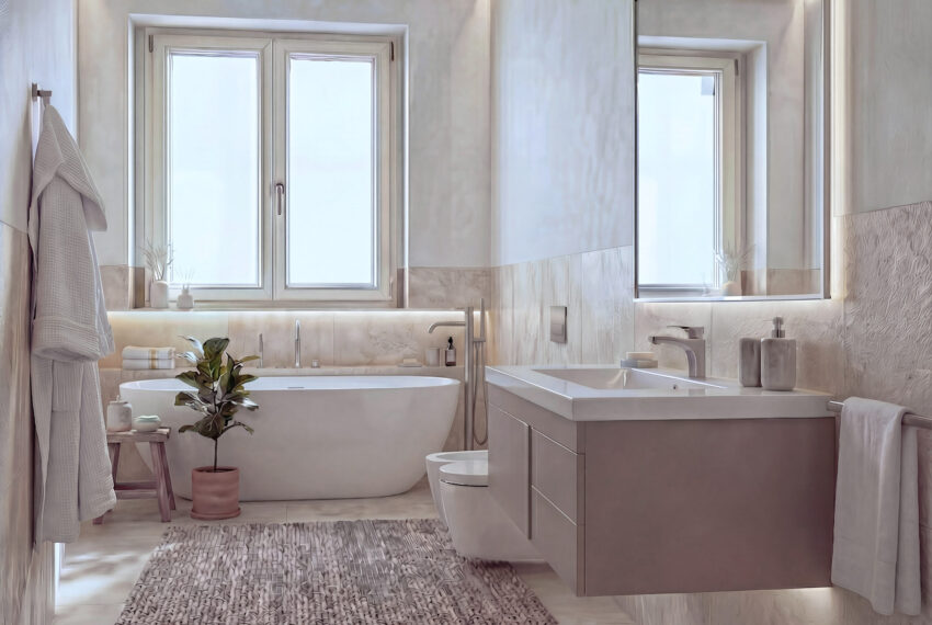 VIA SANTA MARIA ALLA PORTA 11 - RENDER BAGNO